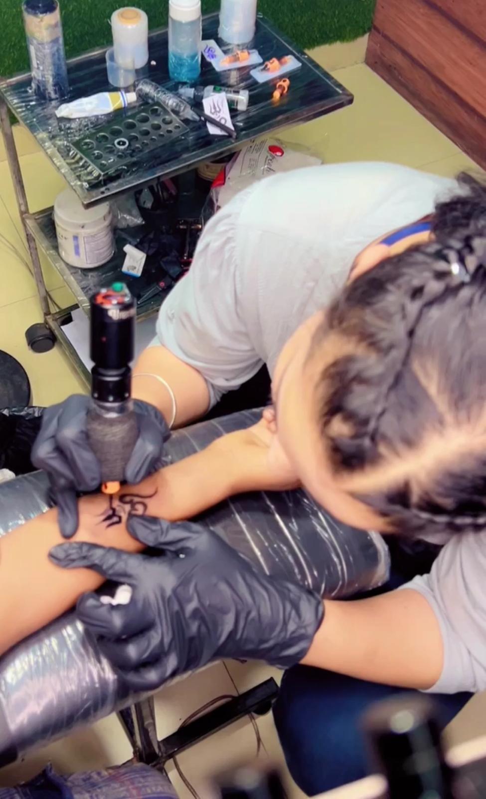 Detailed tattoo work