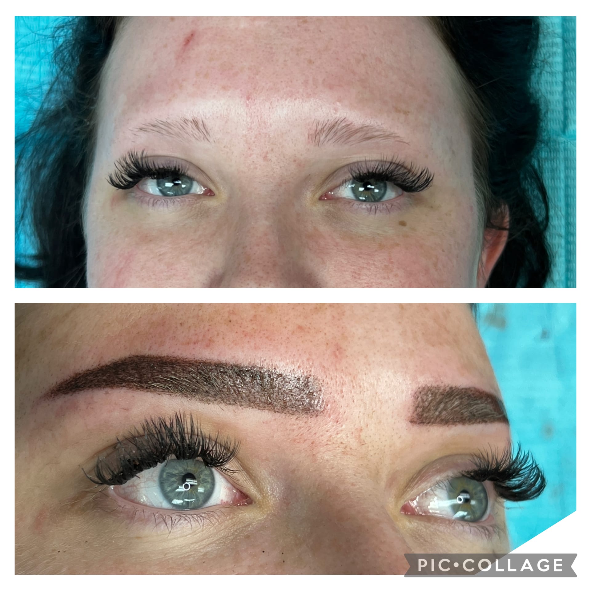Eyebrows Before & After