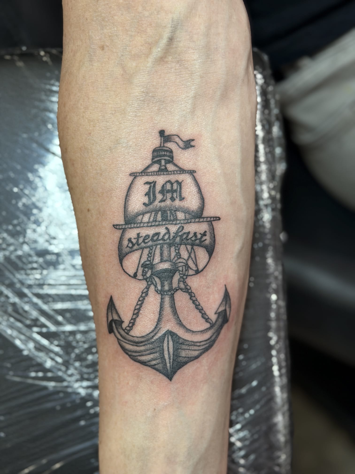 Anchor Ship Tattoo